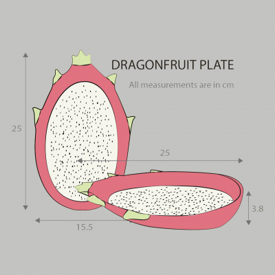 dragon fruit plate